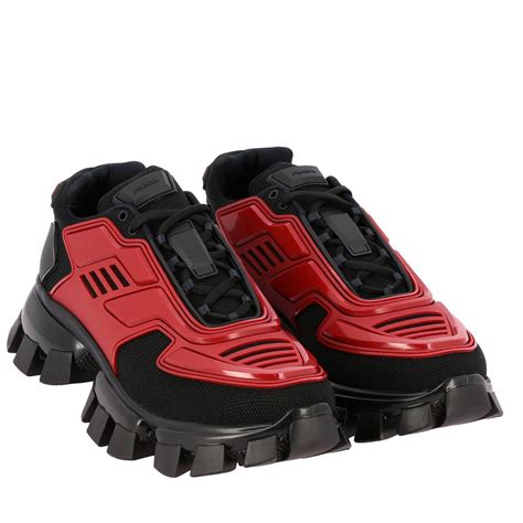 Prada Cloudbust Thunder Red Black Men's .